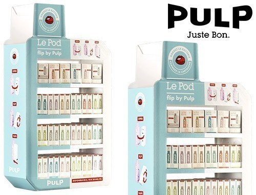 MOBILIER CARTON FLIP DE COMPTOIR