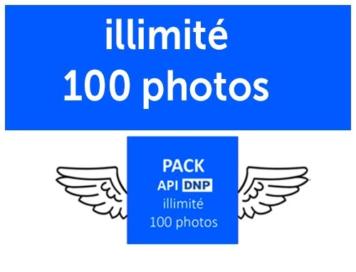DNP  Pack API ANTS Temps illimite 100 photos