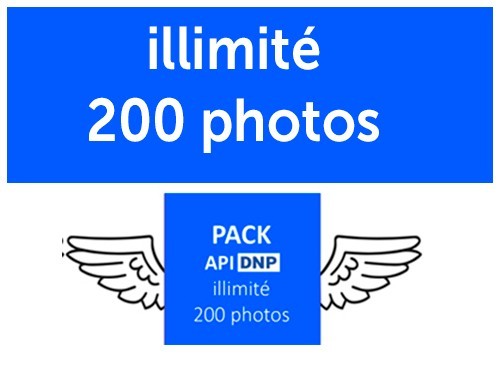 DNP  Pack API ANTS Temps illimite 200 photos