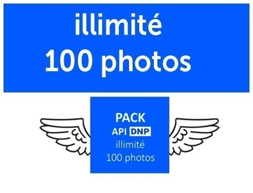 DNP  Pack API ANTS Temps illimite 100 photos