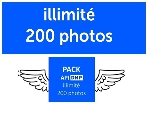DNP  Pack API ANTS Temps illimite 200 photos