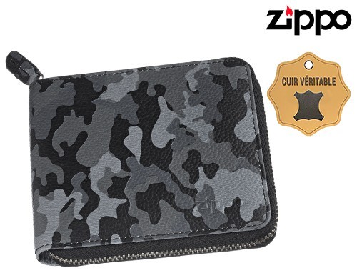 ZIPPER WALLET ZIPPO CAMOUFLAGE  (1)