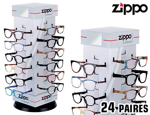 PRESENTOIR LUNETTE DE LECTURE ZIPPO  (PR24)