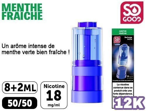 1 POD POUR GHOST MENTHE FRAICHE 18 MG