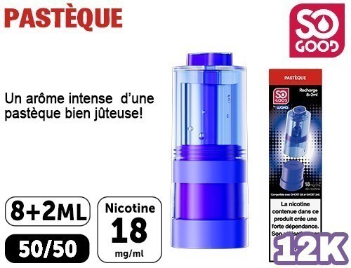 1 POD POUR GHOST PASTEQUE18 MG