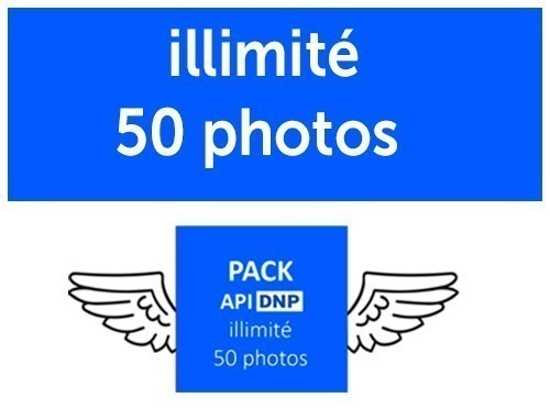DNP  Pack API ANTS Temps illimite 50 photos