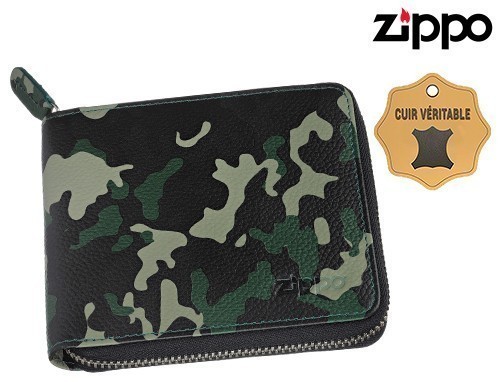 ZIPPER WALLET ZIPPO CAMOUFLAGE  (1)