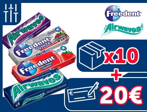 FREEDENT   AIRWAVES 15 BTES DEC JANVIER 2026