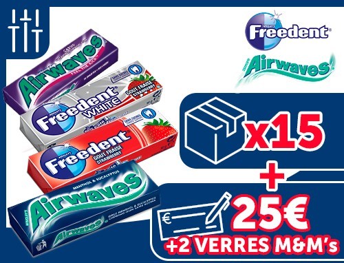 FREEDENT   AIRWAVES 10 BTES DEC JANVIER 2026