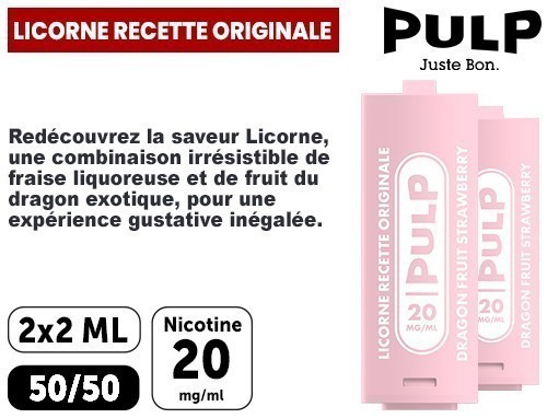 PULP  2 POD LICORNE 20 MG