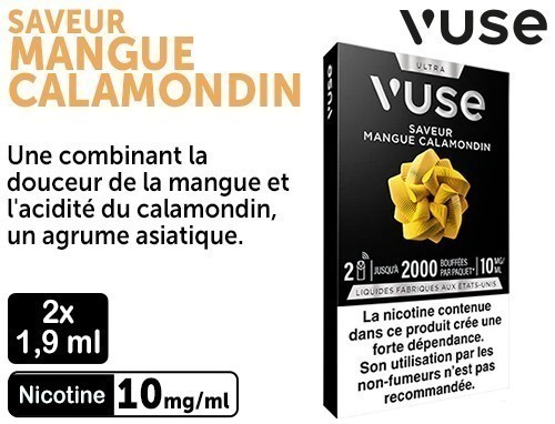 2 CAPSULES ULTRA MANGUE CALAMONDIN 10 MG ML