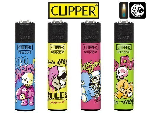 CLIPPER PIERRE MAXI  BEAR SKULLS'' (48)