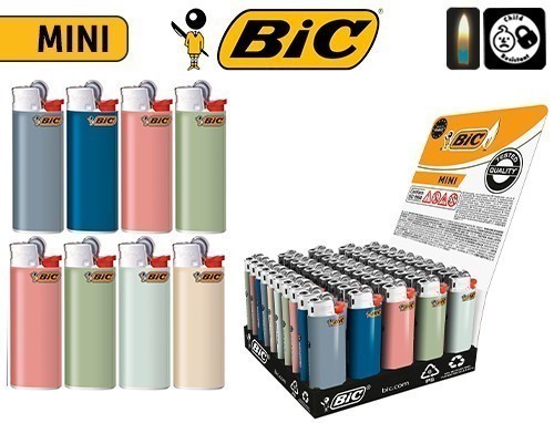 BIC BRIQUET J25 MINI ''MINERAL TONES''  (50)