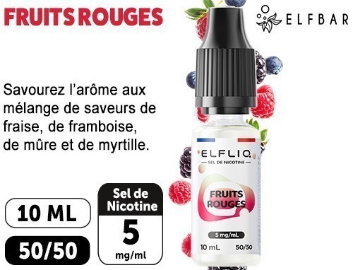 Elfliq Fruits Rouges 10Ml 05Mg