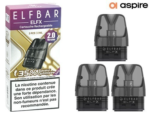 Boite De 3 Pod Pour Elfx 0.6 Ohm