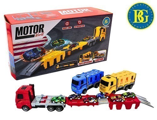 Camion Transport Avec Voitures Friction (1)